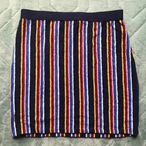Terry cloth mini skirt